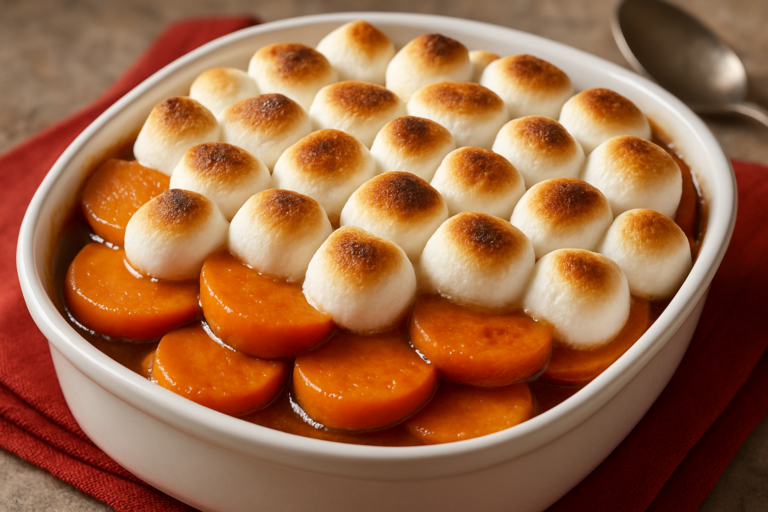 candied yams marshmallows