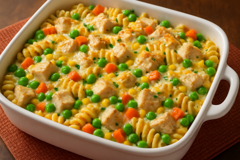 chicken pasta casserole