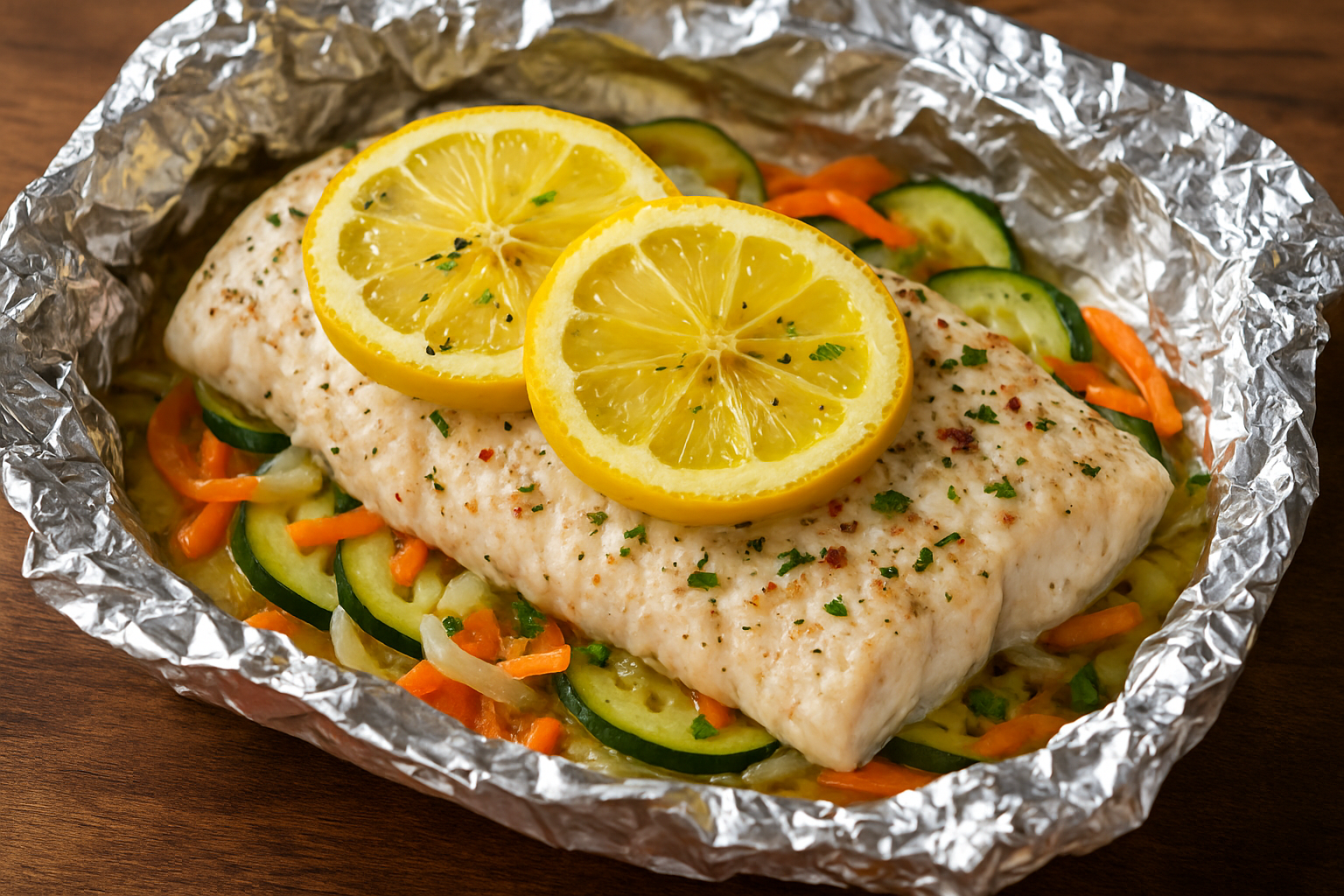 baking fish in foil