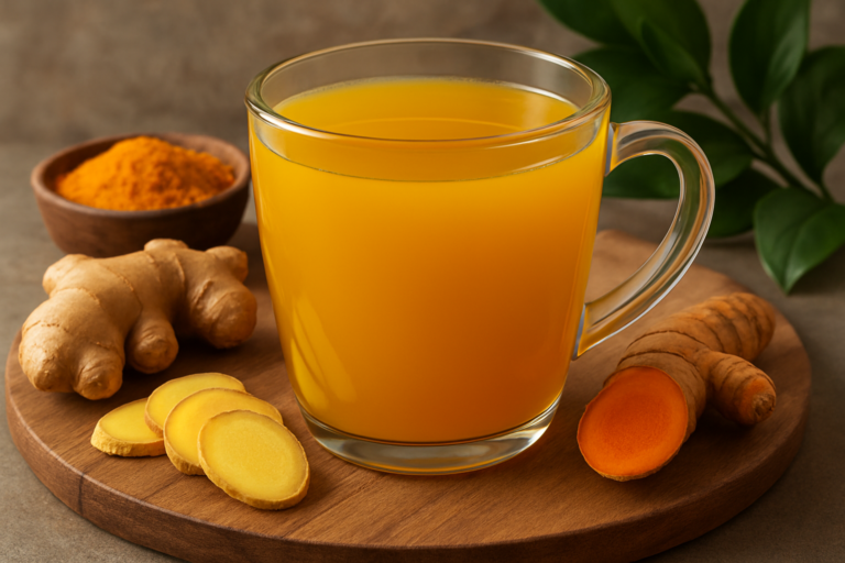 ginger turmeric tea