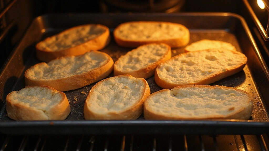 How to Make Traditional French Onion Soup: Rich and Savory - Step 5: Toast Baguette Slices 1