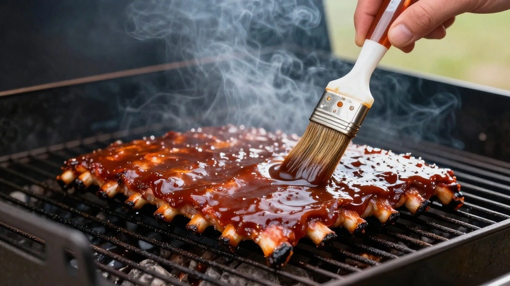How to Make the Ultimate BBQ Ribs: Tender, Smoky, and Finger-Licking Good - Step 6: Baste the Ribs 1