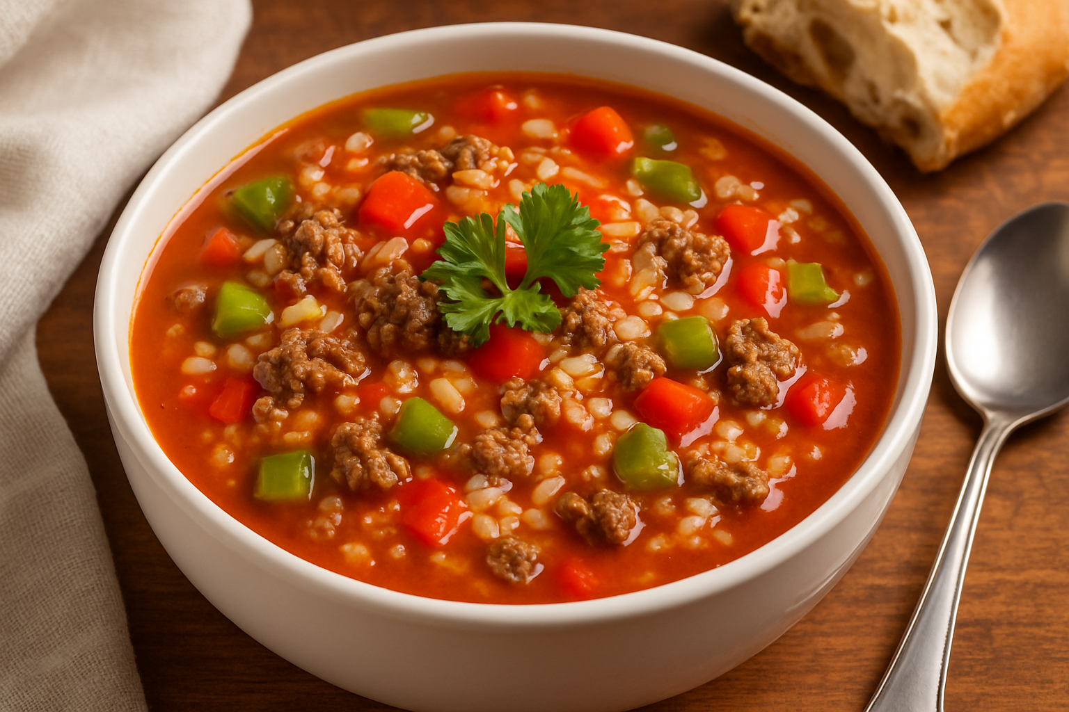 stuffed pepper soup